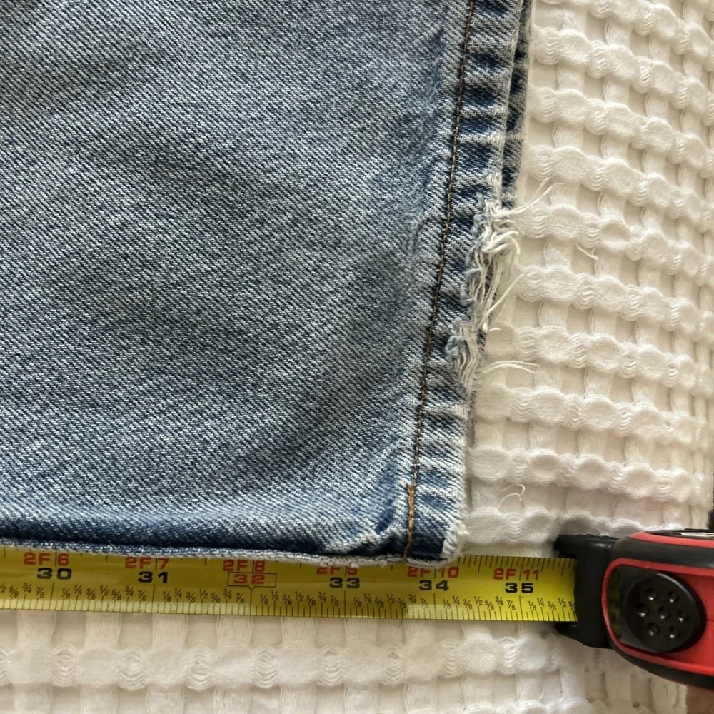 Urban Pipeline Y2K Destroyed Distressed Grunge Light Wash Men's Jeans — 32x34